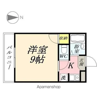 ウィステリア【207号室】の間取り