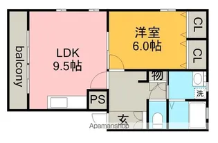 MARCHE K【1階】の間取り