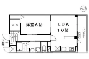 ANNEX殿城【2階】の間取り