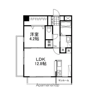 ラ・ペジブル武蔵【706号室】の間取り