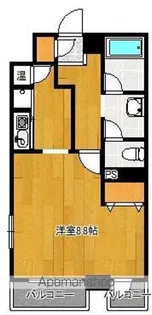 JGM若久【6階】の間取り