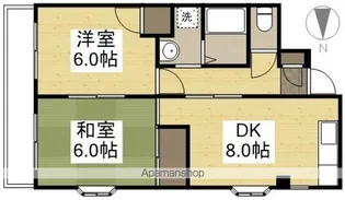 堂元ビル【6階】の間取り