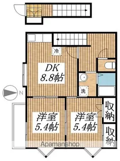 CASA・VERDEA【2階】の間取り