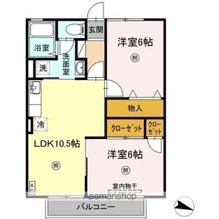 第1アネックス【2階】の間取り