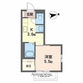 バリュージュM【2階】の間取り