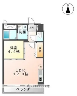 ABEEY ROAD【2階】の間取り