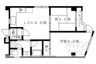 エクセルメゾン御池【102号室】の間取り