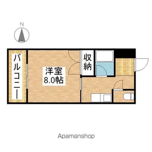 愛知県名古屋市東区筒井3丁目【マンション】の間取り