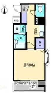 リマーク上之町【3階】の間取り