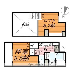 GLANZ新松戸【1階】の間取り
