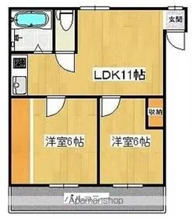 メゾン古馬場【4階】の間取り