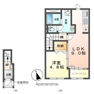 ルアナ【2階】の間取り