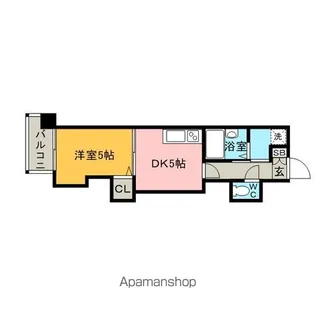 レジディア博多【11階】の間取り