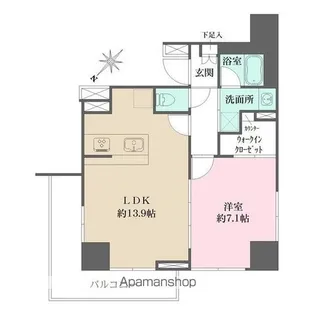 CRESTHILL文京千石【10階】の間取り