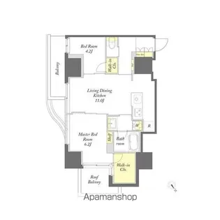 プライムメゾン入谷【3階】の間取り