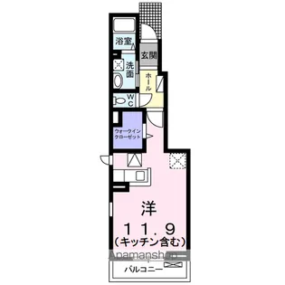 ヴァン シュヴァリエ【1階】の間取り