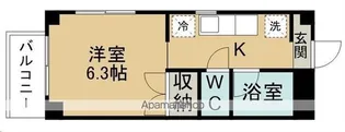ソレイユビュー八木山Ⅱ【402号室】の間取り