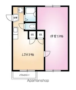 ほほえみハイム【106号室】の間取り