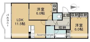 シャルマン【2階】の間取り