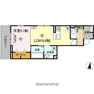 DーROOM高須2丁目 B棟【3階】の間取り