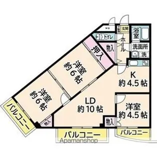 DIOKAN【1階】の間取り