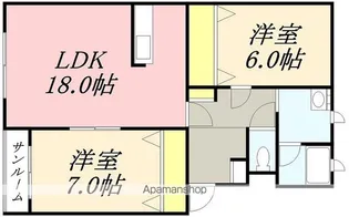 セピア七重浜【303号室】の間取り