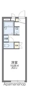 レオパレス境川親水公園【2階】の間取り