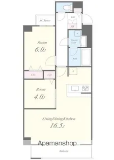 グランフォルム上鷺(グランフォルムカミサギ)【4階】の間取り