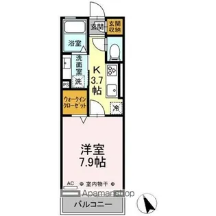 カーサ三保【1階】の間取り