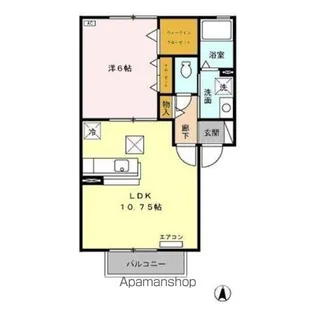 ラピスラズリー【1階】の間取り