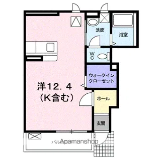 ベル・アルカンシエル【1階】の間取り