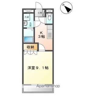 アムールハイム【1階】の間取り