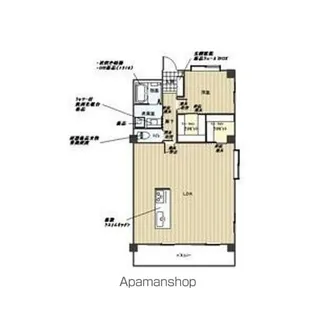 サンハイツいぼら【7階】の間取り