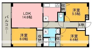 ゴールドクレスト(南大塚)【2階】の間取り