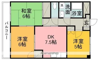 ティアラ【3階】の間取り