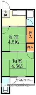 永楽荘【1階】の間取り