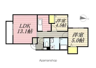 ノイ山鼻【2階】の間取り