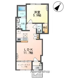 リュミエール【103号室】の間取り