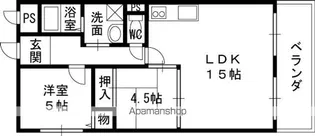 八坂一番館【4階】の間取り