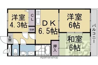 ラヴェンダーホームズ【103号室】の間取り