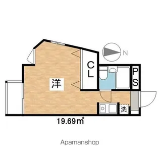 プレスイン駒場【3階】の間取り