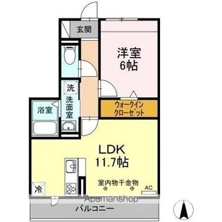 LUMINA(ルミナ)【2階】の間取り