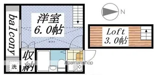 グリーンビレッジ武蔵浦和【2階】の間取り
