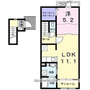 さくらみらい22【2階】の間取り