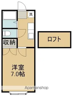 ホワイトキャッスル39番館【203号室】の間取り