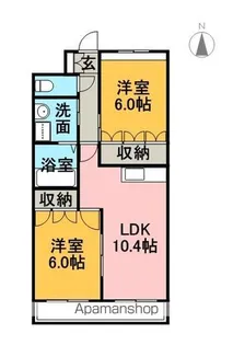 サンフォレスト星崎Ⅱ【1階】の間取り