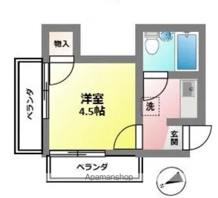パールヴレイザー【301号室】の間取り