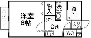 ヴィラパラティーノ【103号室】の間取り