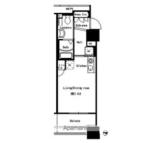 パークアクシス名駅南【5階】の間取り
