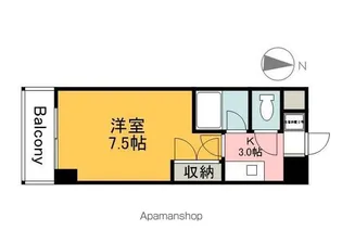 VILLA大芝【407号室】の間取り